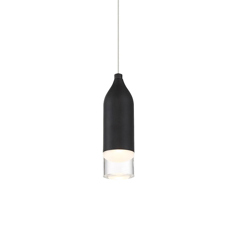 dweLED Action 8" LED 1 Light Pendant, 3000K, White