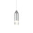dweLED Action 8" LED 1 Light Pendant, 3000K, White