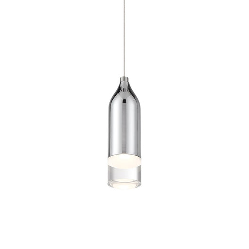 dweLED Action 8" LED 1 Light Pendant, 3000K, White