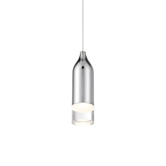 dweLED Action 8" LED 1 Light Pendant, 3000K, White