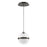 dweLED Cyllindra 1 Light 6" Mini-Pendant/3000K, Black Chrome/ - PD-77506-30-BC