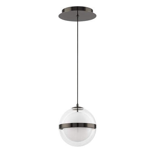 dweLED Cyllindra 1 Light 6" Mini-Pendant/3000K, Black Chrome/ - PD-77506-30-BC