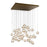 dweLED Cyllindra 41 Light Multi-Light Pendant, Aged Brass/ - PD-77541S-AB