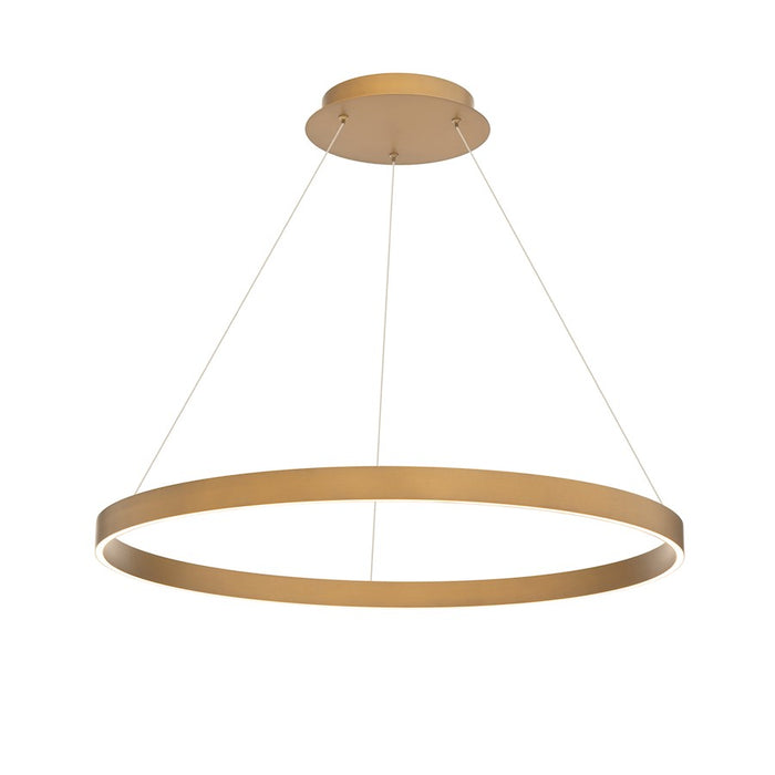 dweLED Sirius 31" LED Pendant 3000K, Aged Brass - PD-81131-AB