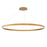 dweLED Sirius 48" LED Pendant 3000K, Aged Brass - PD-81148-AB