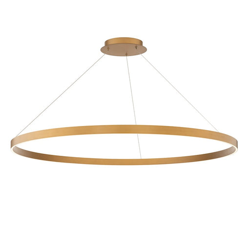 dweLED Sirius 48" LED Pendant 3000K, Aged Brass - PD-81148-AB