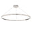 dweLED Sirius 48" LED Pendant 3000K, Brushed Aluminum - PD-81148-AL