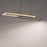 dweLED Double Entendre 42" LED Linear Pendant 2700K, BKBS