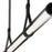 dweLED Balance Beam 1Lt 53" Linear Pendant/3000K, Black/Frost