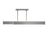 dweLED Bastone 2Lt 50" Linear Pendant/3500K, Nickel/Clear/Etch