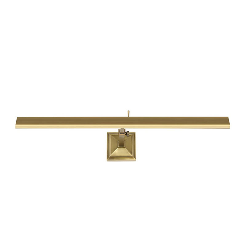 dweLED Hemmingway 24" LED 1 Light Picture Light 2700K, Brass/Frost