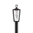 dweLED Manchester 1Lt 19" Outdoor Post/3000K, Black/Hammered - PM-W33516-30-BK