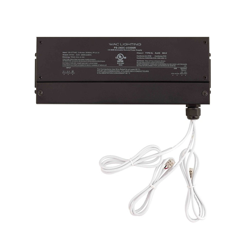 WAC Lighting Basics & Gemini Lt 24V DC Remote/6' Wire, Black
