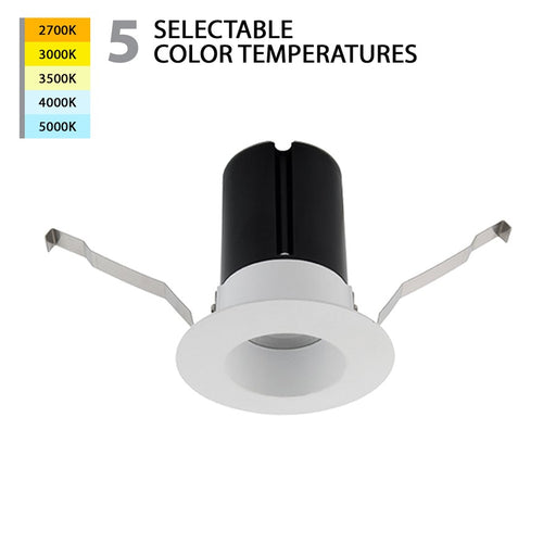 WAC Lighting DRDN Ion 2" 5-CCT Selectable LED Recessed, White