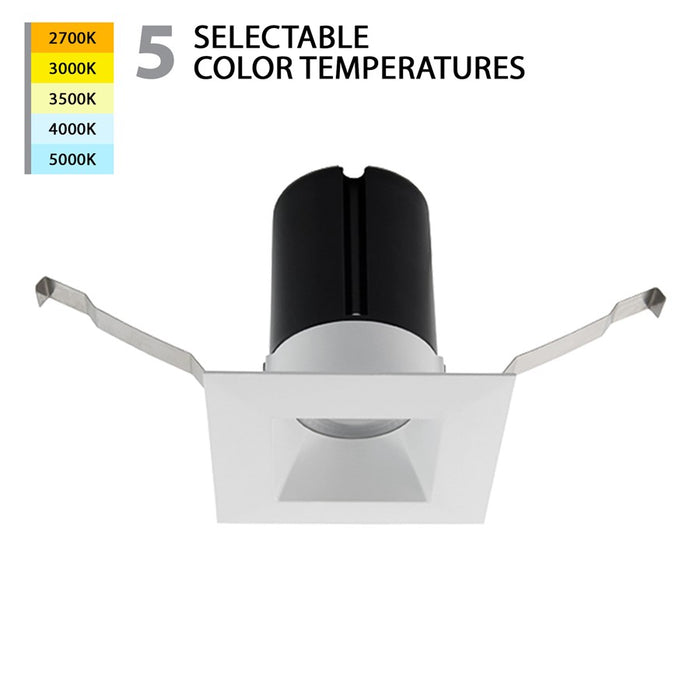 WAC Lighting DSDR Ion 2" 5-CCT Selectable LED Recessed, White