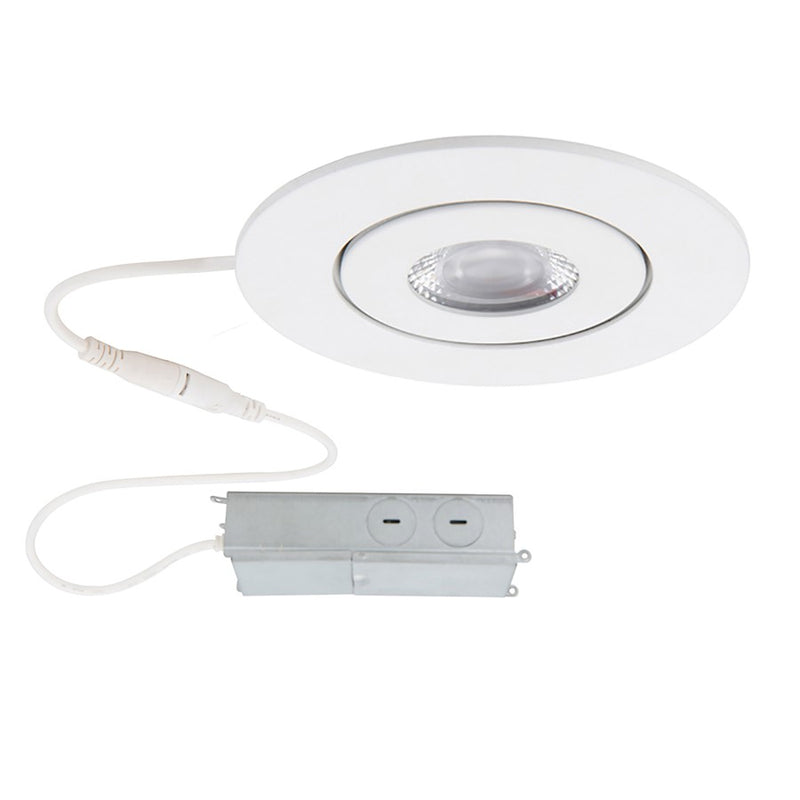 WAC Lotos 1Lt 2" LED Round Recessed Kit, White/Frosted - R2ERAR-W930-WT