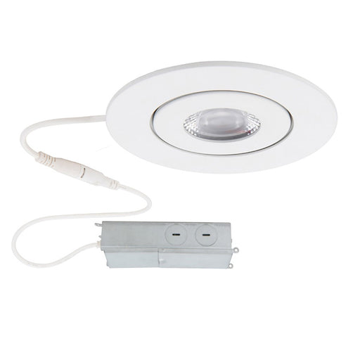 WAC Lotos 1Lt 2" LED Round Recessed Kit, White/Frosted - R2ERAR-W930-WT