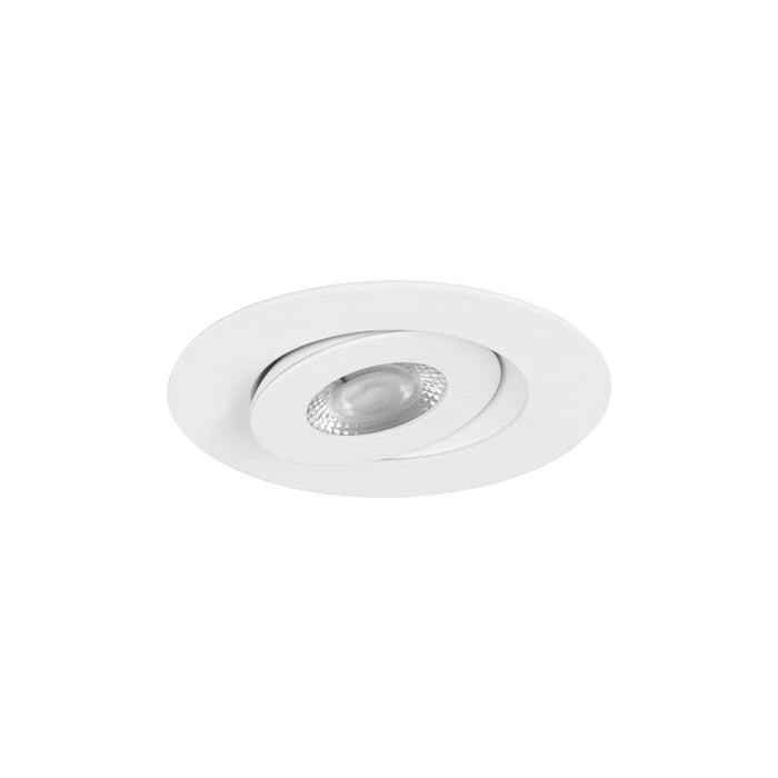 WAC Lotos 1Lt 2" LED Round Recessed Kit, White/Frosted