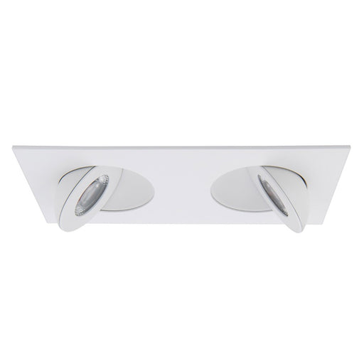 WAC Lotos 2Lt 2" LED Square Recessed Kit, White/Frosted
