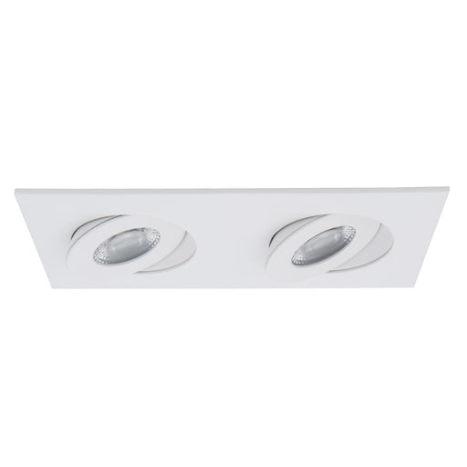 WAC Lotos 2Lt 2" LED Square Recessed Kit, White/Frosted