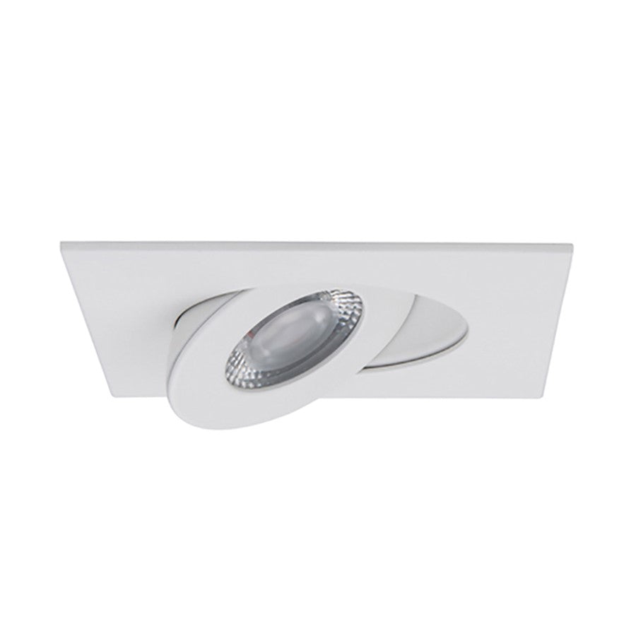 WAC Lotos 1Lt 2" LED Square Recessed Kit, Pack of 6, WH/Frost
