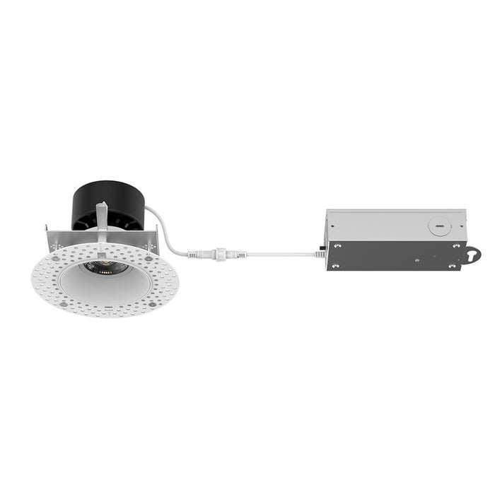 WAC Kenric RAL 1Lt 3.5" Selectable LED Recessed Kit, White/White - R3JRAL-WCS-WT