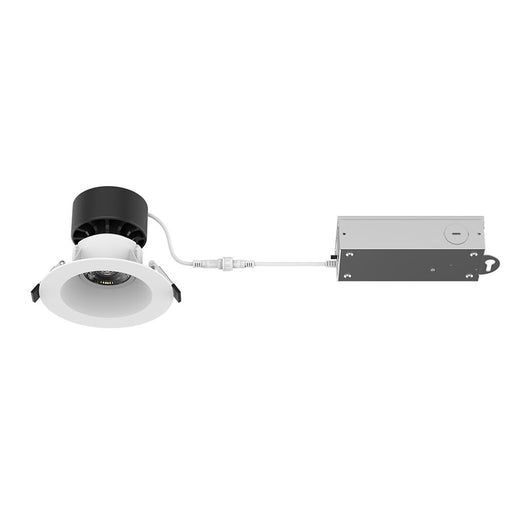 WAC Kenric RAT 1Lt 3.5" Selectable LED Recessed Kit, White/White - R3JRAT-WCS-WT
