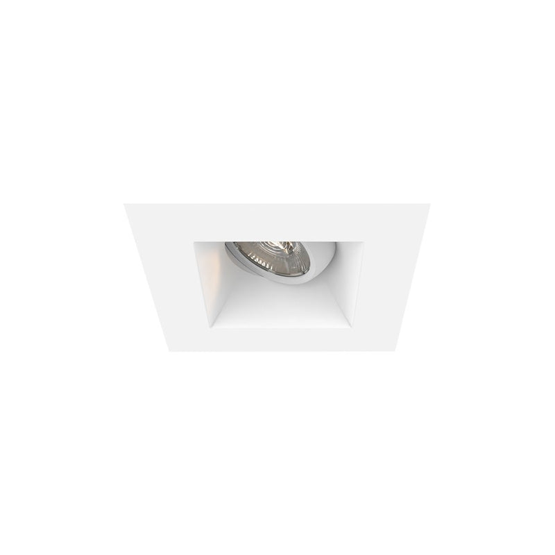WAC Kenric SAT 1Lt 3.5" Selectable LED Recessed Kit, White/White