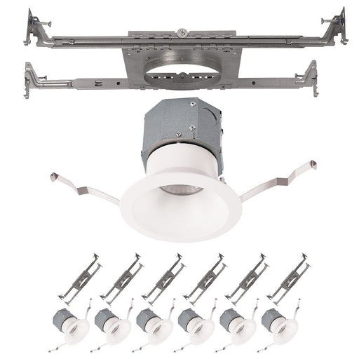 WAC Lighting Pop-in 4" LED RD NC Recessed, White
