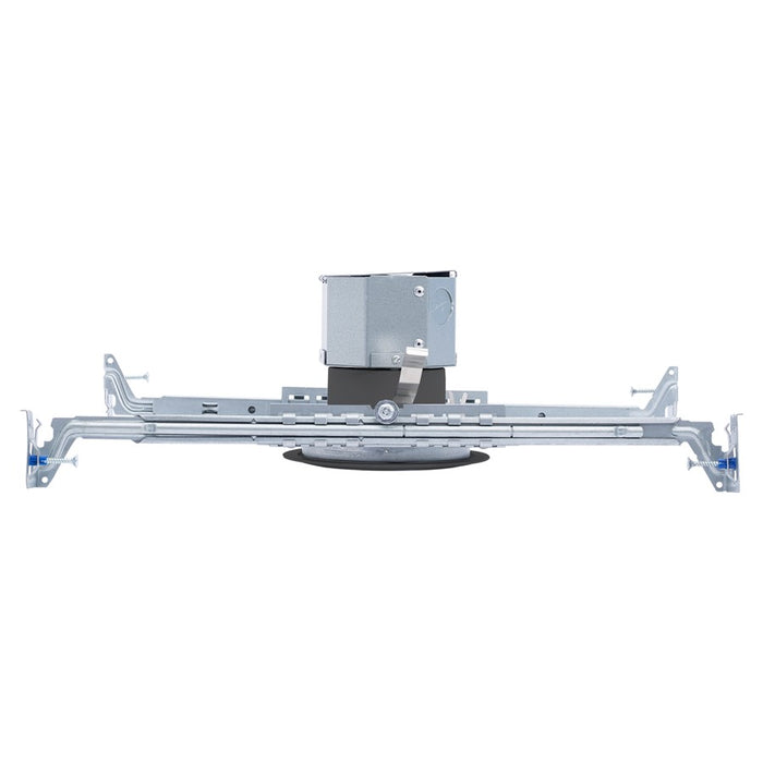 WAC Pop-in 1Lt 4" LED Round Recessed Kit, Black/Frosted