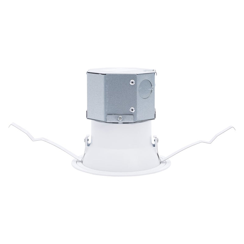 WAC Pop-in 1Lt 4" LED Round Recessed Kit, Pack of 2, WH/Frost - R4DRDN-F9CS-WT-2