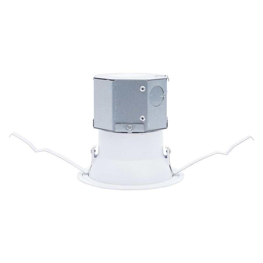 WAC Pop-in 1Lt 4" LED Round Recessed Kit, Pack of 2, WH/Frost - R4DRDN-F9CS-WT-2