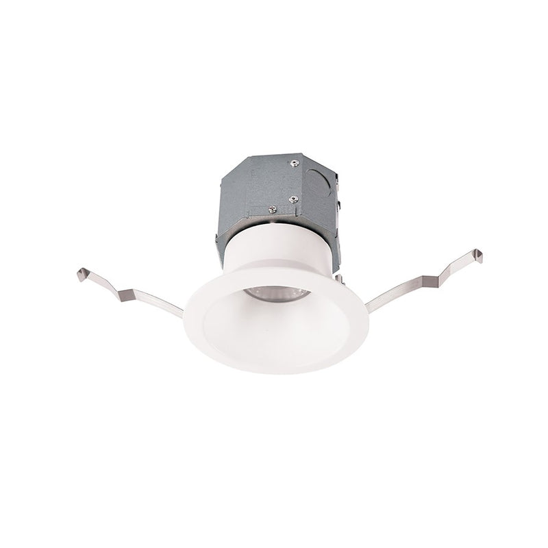 WAC Pop-in 1Lt 4" LED Round Recessed Kit, White/Frosted