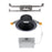 WAC Pop-in 4" Rd LED Recessed Light/Remote Driver/New, Black - R4DRDN2-F9CS-BK