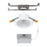 WAC Pop-in 4" Rd LED Recessed Light/Remote Driver/New, White - R4DRDN2-F9CS-WT