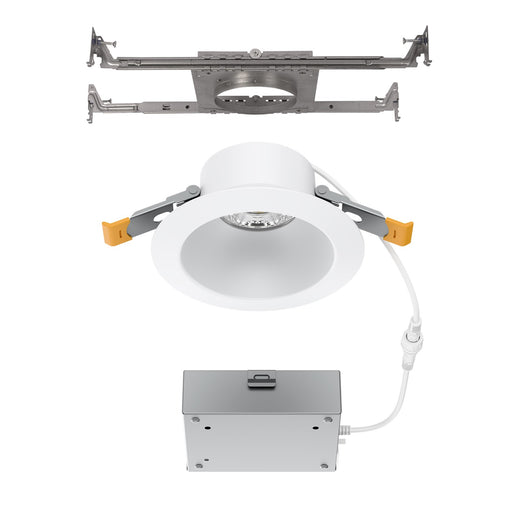 WAC Pop-in 4" Rd LED Recessed Light/Remote Driver/New, White - R4DRDN2-F9CS-WT