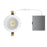 WAC Pop-in 4" Rd LED Recessed Light/Remote Driver/New, White