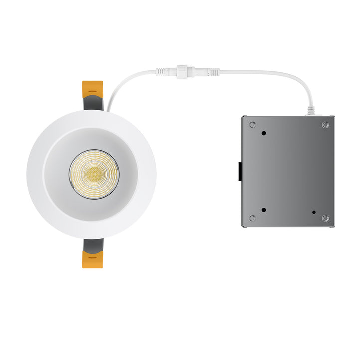 WAC Pop-in 4" Rd LED Recessed Light/Remote Driver/New, White
