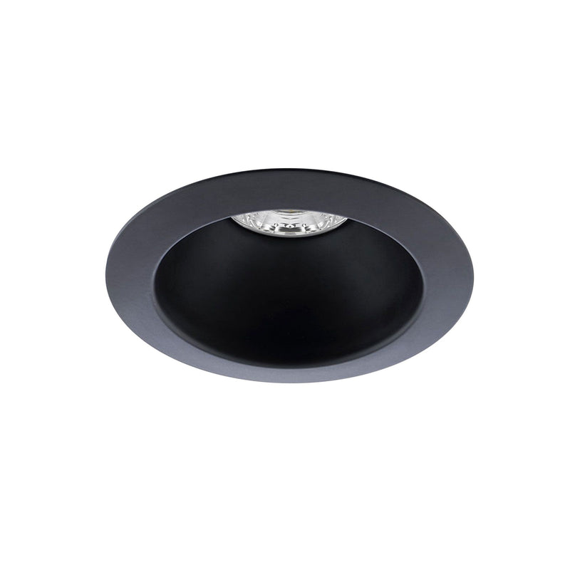 WAC Pop-in 4" Rd LED Recessed Light/Remote Driver/Remodel, Black