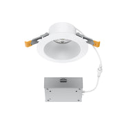 WAC Pop-in 4" Rd LED Recessed Light/Remote Driver/Remodel, Wht - R4DRDR2-F9CS-WT