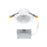 WAC Pop-in 4" Rd LED Recessed Light/Remote Driver/Remodel, Wht - R4DRDR2-F9CS-WT