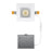 WAC Pop-in 4" Sq LED Recessed Light/Remote Driver/New, White