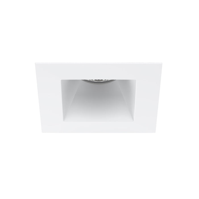 WAC Pop-in 4" Sq LED Recessed Light/Remote Driver/New, White