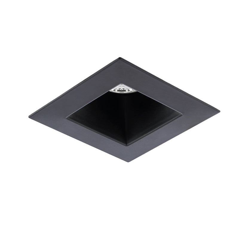WAC Pop-in 4" Sq LED Recessed Light/Remote Driver/Remodel, Black
