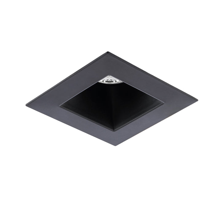 WAC Pop-in 4" Sq LED Recessed Light/Remote Driver/Remodel, Black