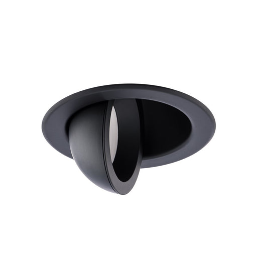 WAC Lotos R 1Lt 4" LED 5-CCT Round Recessed Kit, Black/Frosted