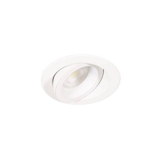 WAC Lotos R 1Lt 4" LED Round Recessed Kit/Fire, White/Frosted