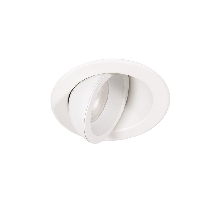 WAC Lotos R 1Lt 4" LED Round Recessed Kit/Fire, White/Frosted