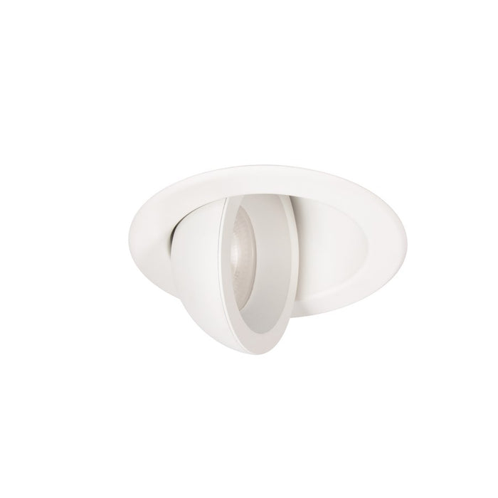 WAC Lotos R 1Lt 4" LED Round Recessed Kit/Fire, White/Frosted