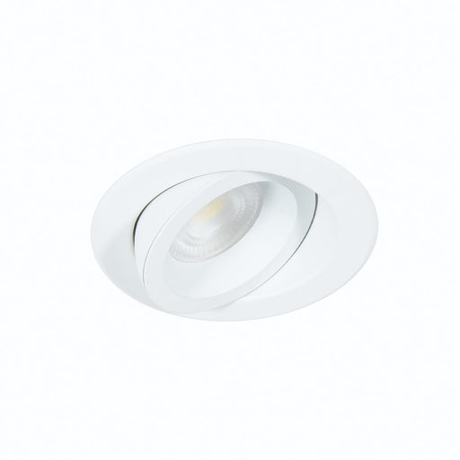 WAC Lotos R 1Lt 4" LED 5-CCT Round Recessed Kit, White/Frosted